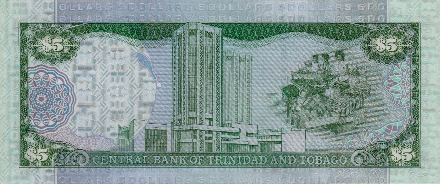 Trinidad and Tobago 5 2002 UNC P-42/b